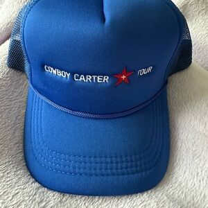 Blue Cowboy Carter Tour Trucker Hat